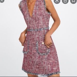 Zara tweed dress